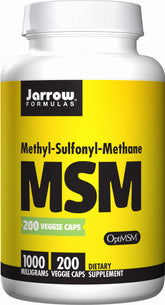 MSM optiMSM 200 gélules FORMULES JARROW